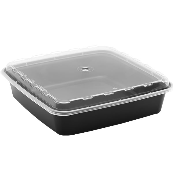 Snap Pak 48 oz Square Meal Prep / Food Storage Container